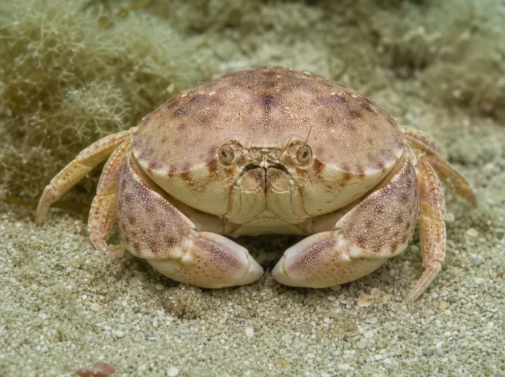 Krab wstydliwy - Calappa granulata - krab