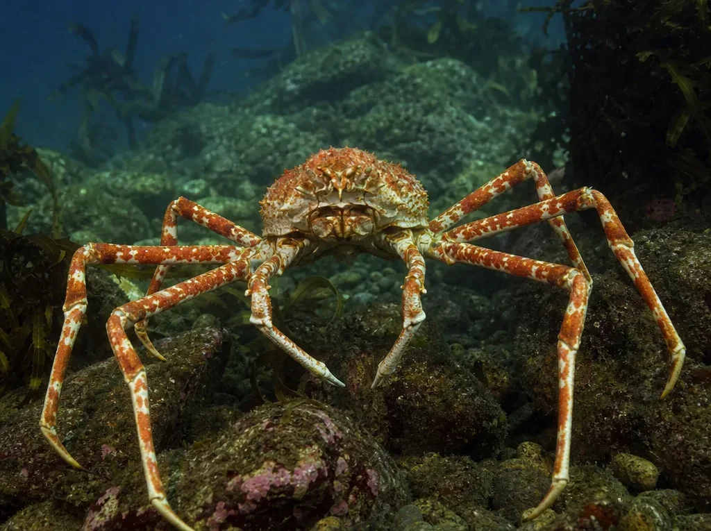 Krab japoński „spider crab” – Macrocheira kaempferi