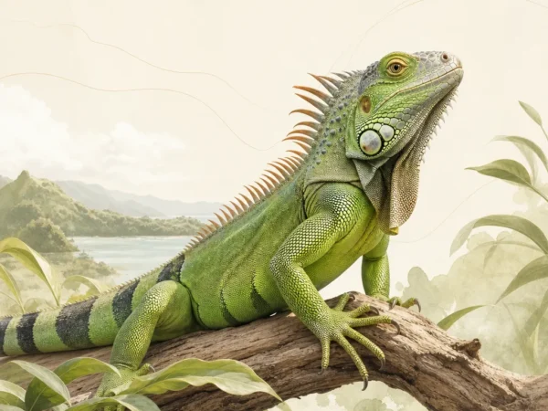 Jak wygląda Iguana zielona