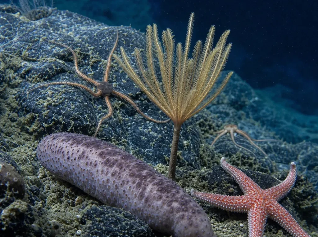 Zwierzęta żyjące na dnie oceanu