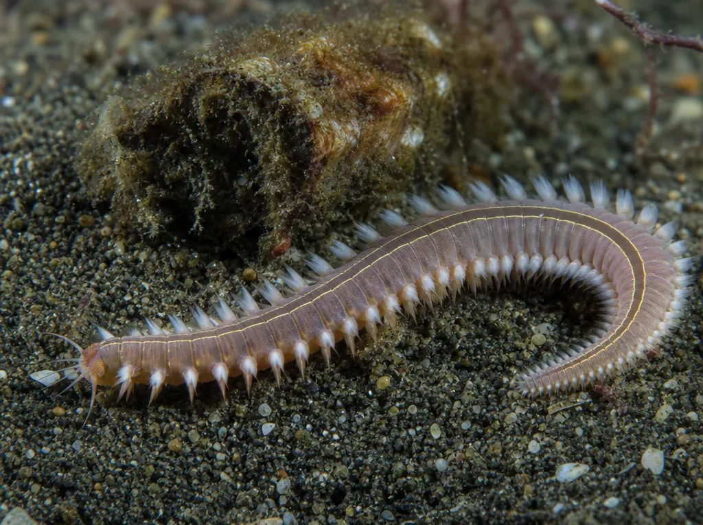 Lumbrineris latreilli - Lumbrineris latreilli - wieloszczet