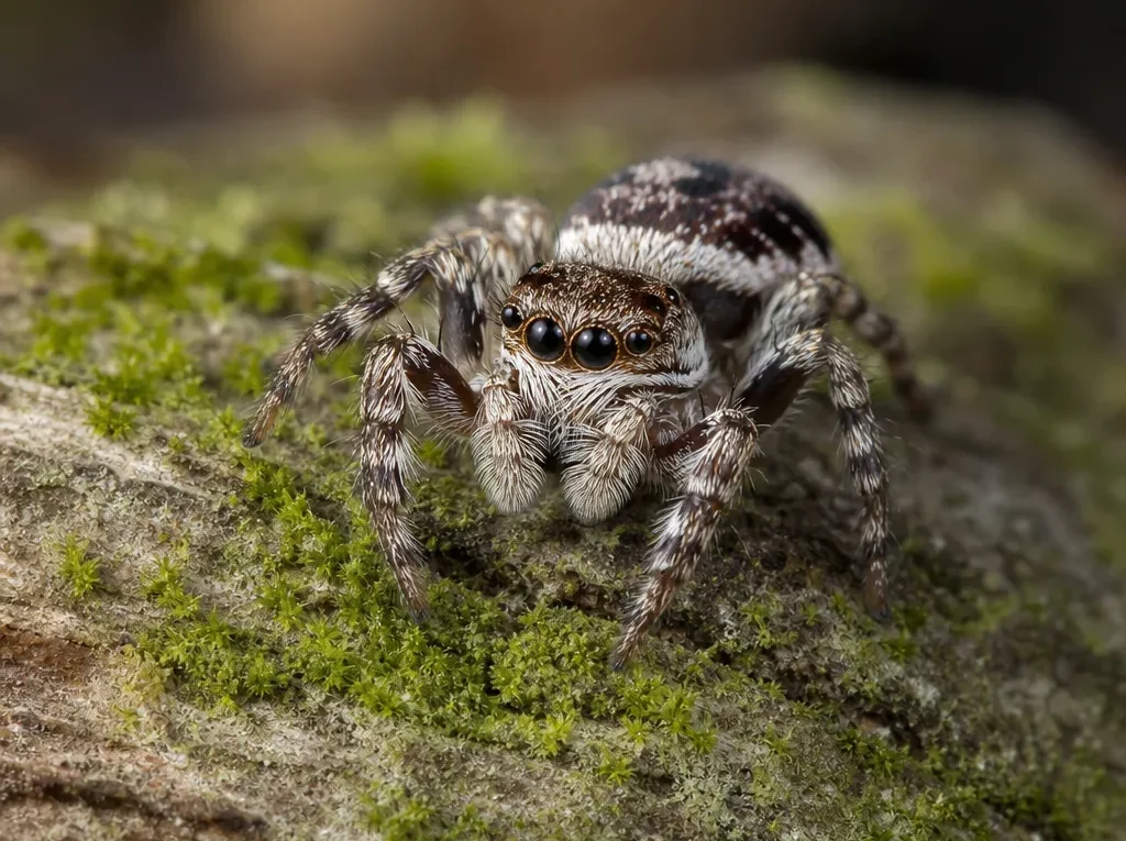 Skakun Adansona - Hasarius adansoni - pająk