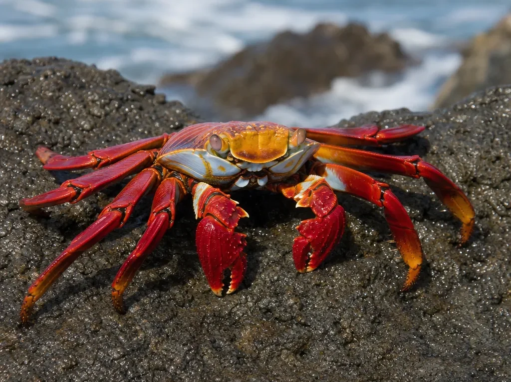 Krab czerwony skalny - Grapsus grapsus - krab