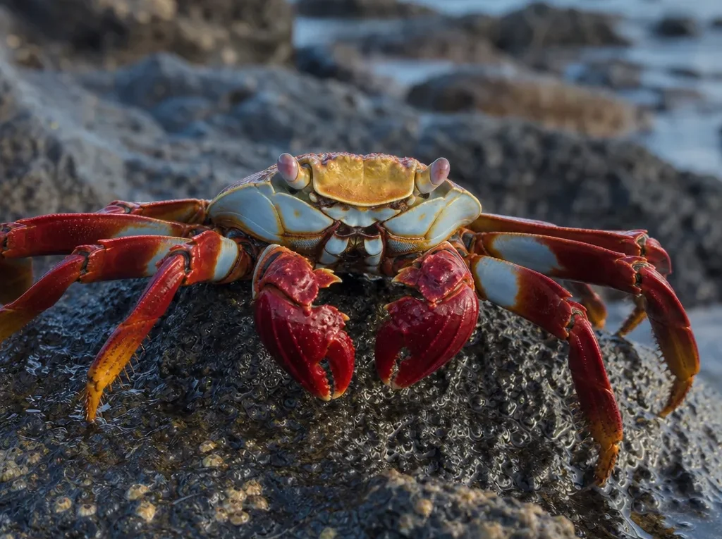 Krab Sally Lightfoot - Percnon gibbesi - krab