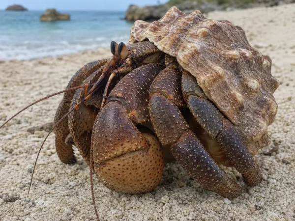 Krab pustelnik olbrzymi - Petrochirus diogenes - krab pustelnik