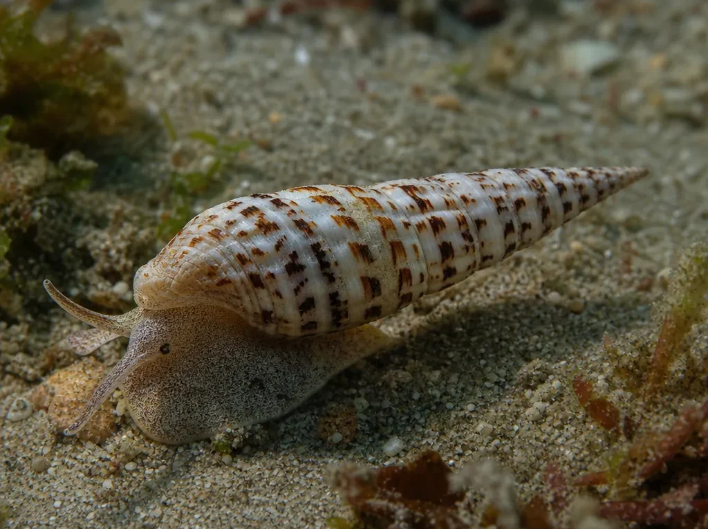 Ślimak Terebra maculata