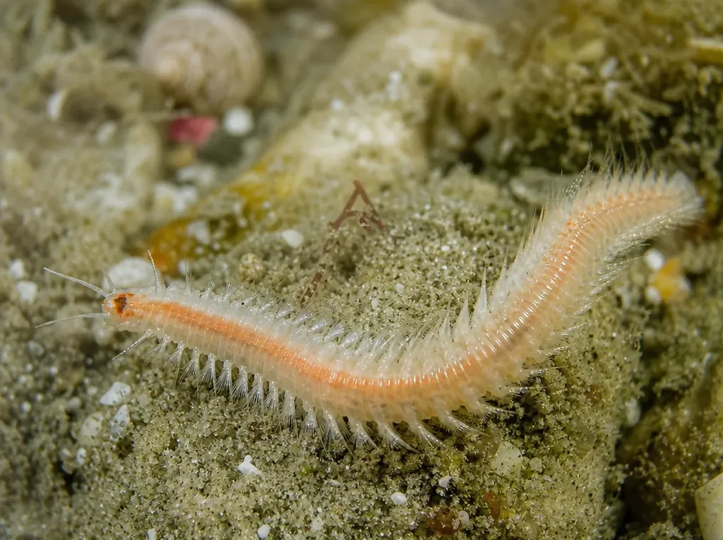 Ophryotrocha puerilis - Ophryotrocha puerilis - wieloszczet